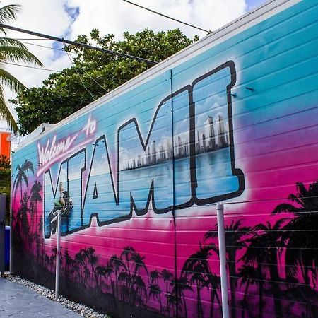Cozy & Colorful Miami Art Canvas W/Hottub & Murals Екстериор снимка